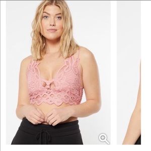 Pink Lace Bralette